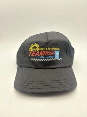 UAW GM Team Motorsports Hat Black